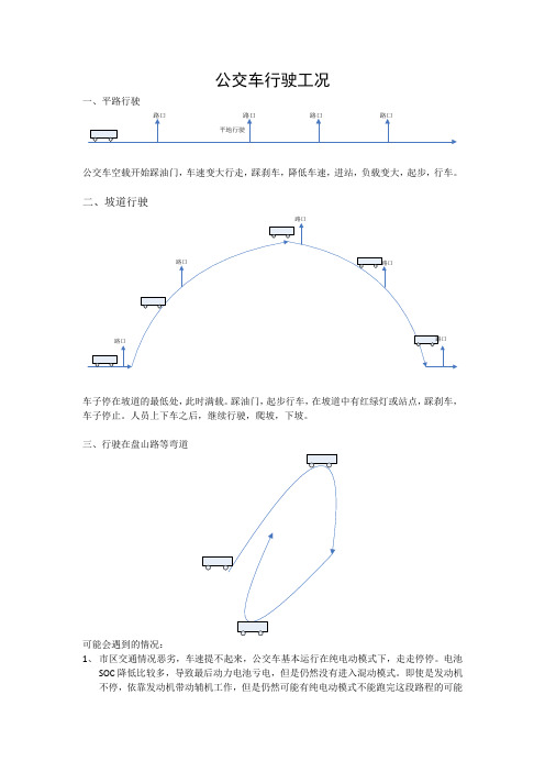 公交车行驶工况