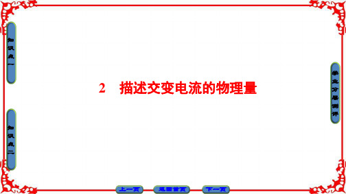 高中物理人教版选修3-2(课件)第五章 交变电流 2  