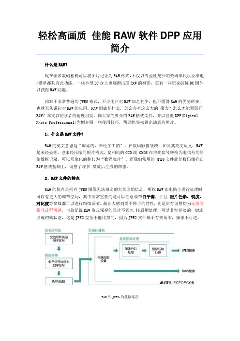 轻松高画质_佳能RAW软件DPP应用简介