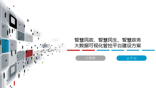 大数据可视化管控平台建设方案之智慧民政、智慧民生、智慧政务