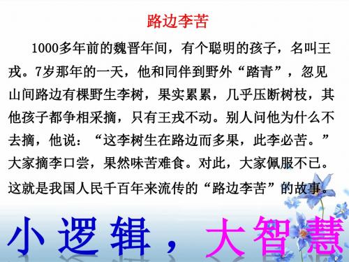 逻辑和语文学习ppt19 人教课标版