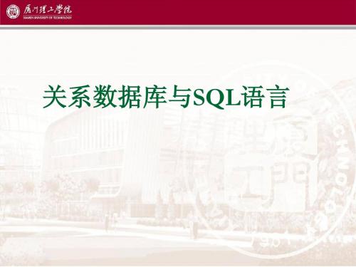 14第六章 数据库的查询和视图-索引