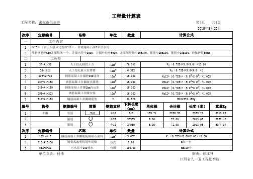 1米直径供水井预算