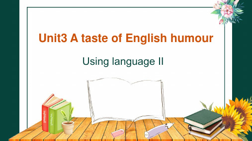 人教高中英语必修4 Unit4 Using languag(共22张PPT)