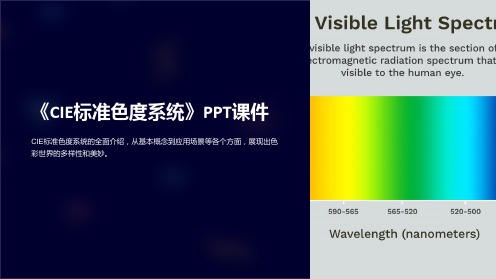 《CIE标准色度系统》课件