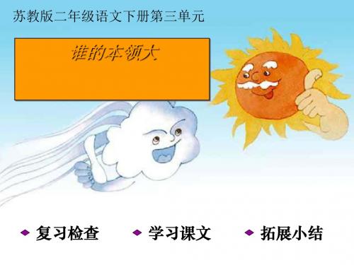《谁的本领大》PPT(上课用)