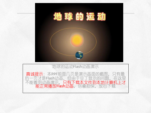 地球的运动Flash动画演示 - 副本