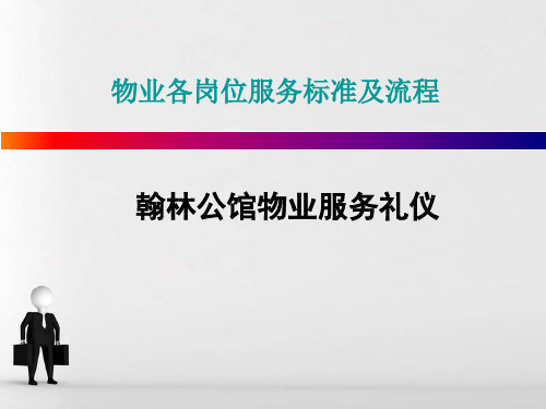 物业服务礼仪课件(PPT63页)