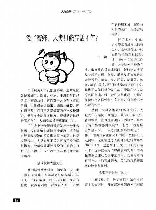 没了蜜蜂