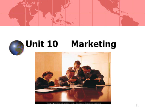 商务英语Unit 10 Marketing