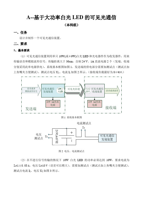 2014年TI杯山东省电子竞赛题目