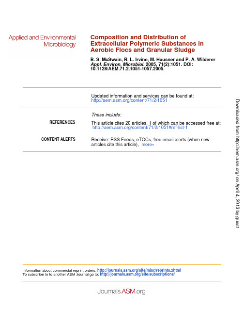 Composition and Distribution of Extracellular Polymeric Substances