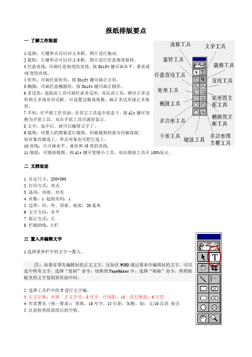 报纸排版要点(1)