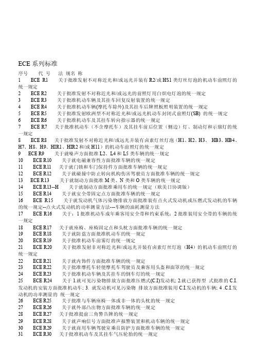 ECE系列标准[修改版]