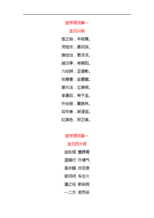 中医三字经(医学十三经)