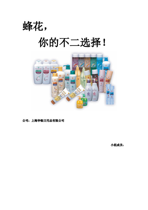 蜂花护发素的市场营销分析