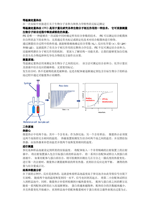 等温滴定量热法