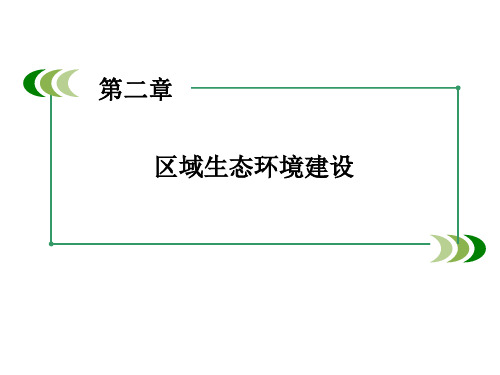 人教版高中地理必修三第2章 第1节《荒漠化的防治——以我国西北地区为例》课件