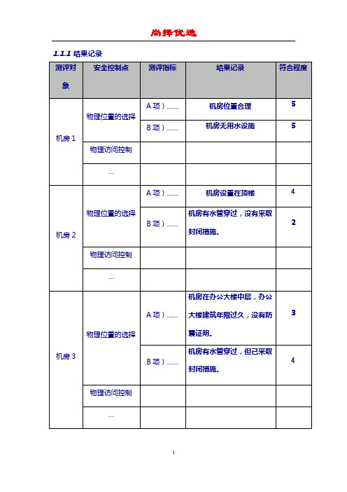 【尚择优选】测评报告计算过程