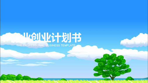 创业投资商业计划书PPT