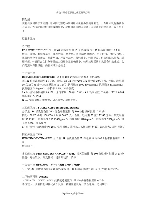 固化剂是什么?固化剂的作用