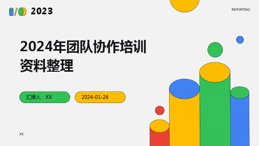 2024年团队协作培训资料整理