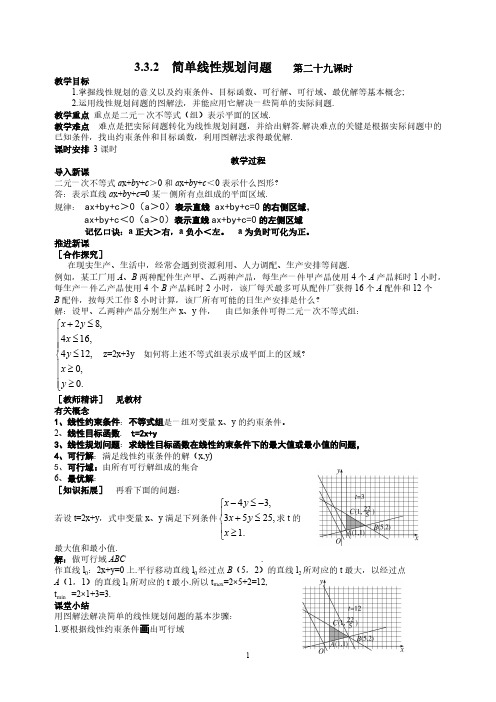 [VIP专享]3.3.2 简单线性规划问题