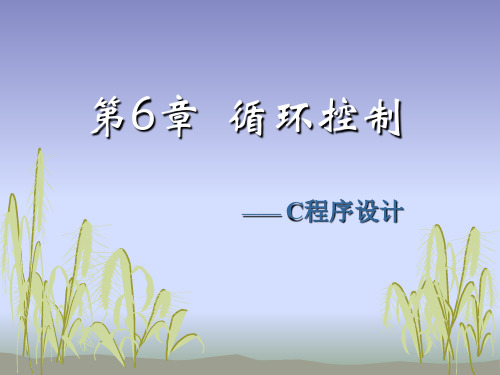 第6章循环控制.ppt