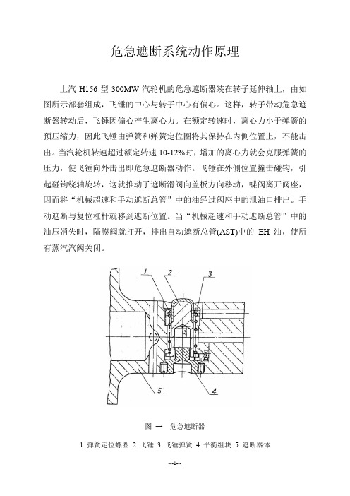 危急遮断系统动作原理