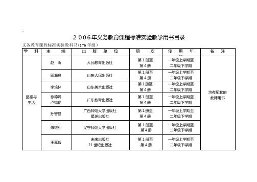 一义务教育课程标准实验教学用书