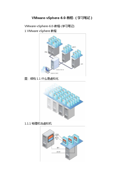 VMware-vSphere-6.0-教程-（学习笔记）