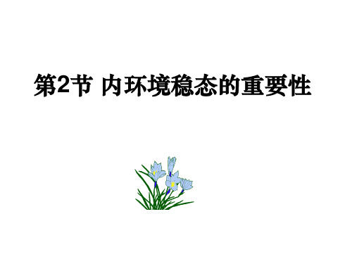 内环境稳态的重要性 课件 人教版高中生物必修三