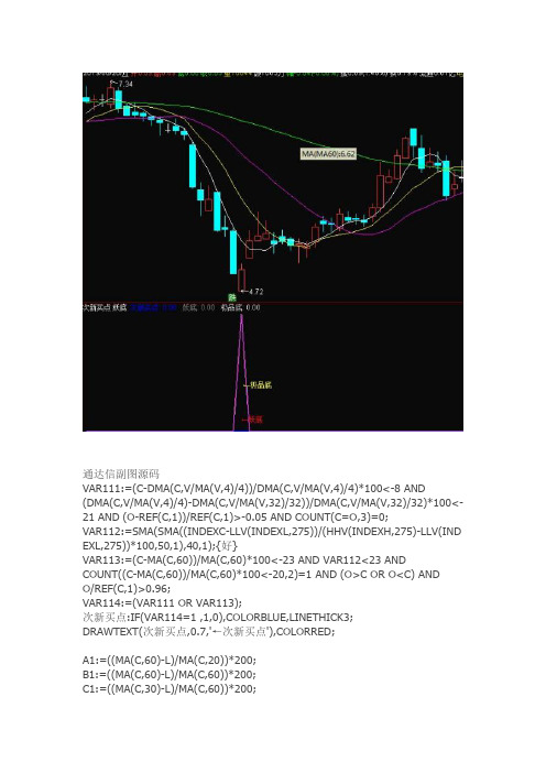 通达信指标公式源码 跟庄走主图指标