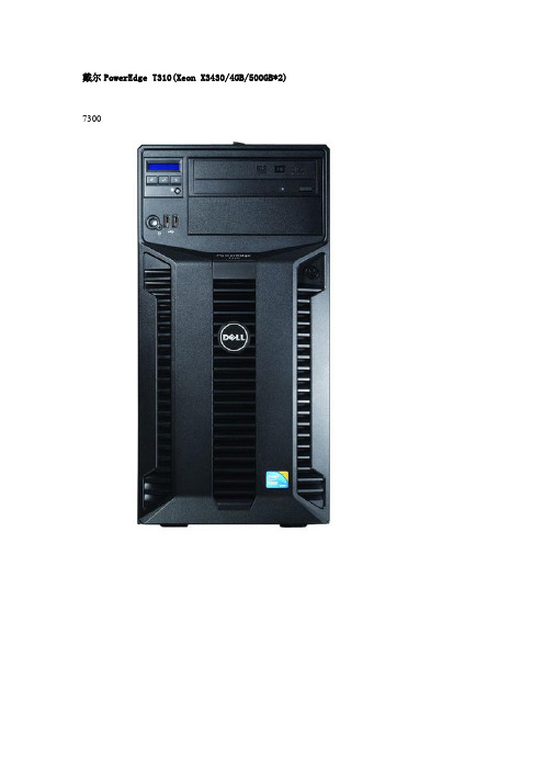 戴尔PowerEdge T310