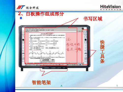 鸿合电子白板使用说明书