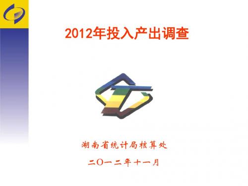 2012年投入产出调查方案(周猛)