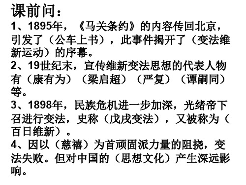 人教部编版八年级历史上册课件：第7课  抗击八国联军共20张PPT