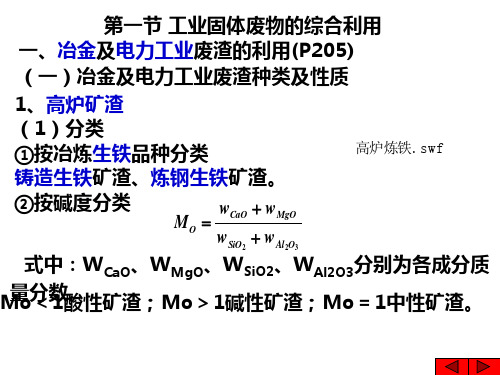 固体废物的资源化与综合利用