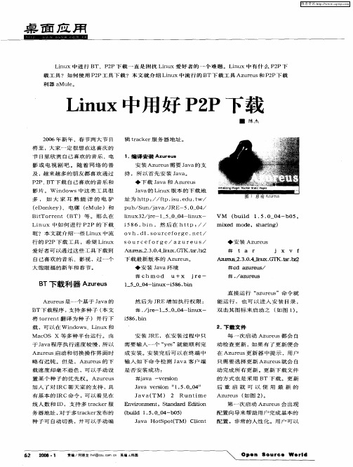 Linux中用好P2P下载