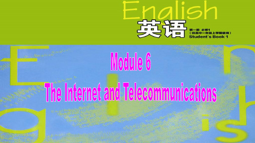 外研版 必修一 Module 6 The Internet and Telecommunications 复习课件(PPT 92张)