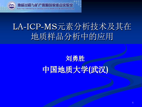 地球化学LA-ICP-MS元素分析技术PPT精选文档