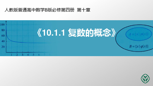 人教版普通高中数学B版必修第四册  第十章 10.1.1复数的概念及几何意义