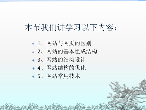 网页结构_网站结构1