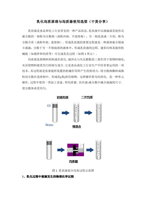 乳化均质原理与均质器使用选型(干货分享)