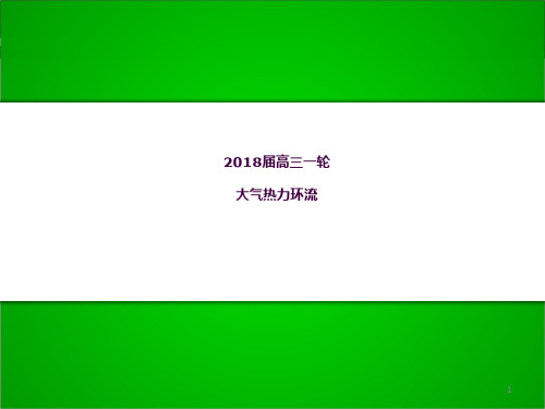 高三一轮复习热力环流ppt课件