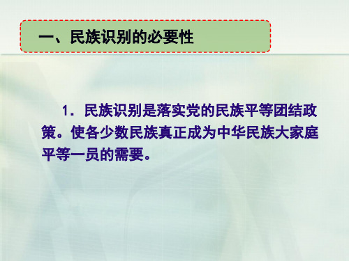 第二章,民族,2,识别共45页