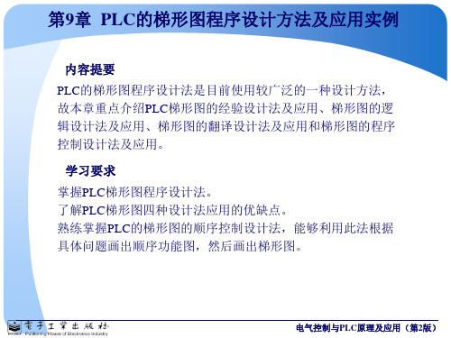 PLC的梯形图程序的设计方法与应用实例