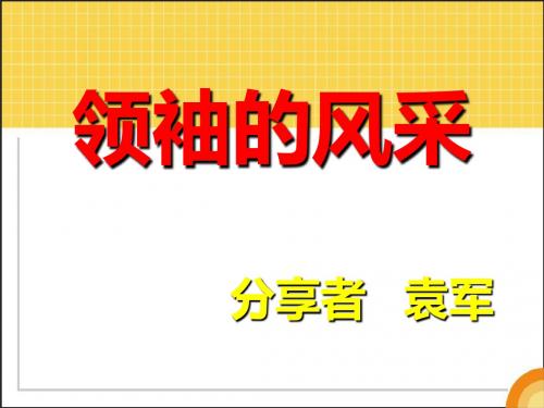 领袖的风采分享95744