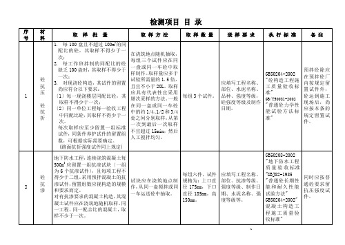 送检规范要求