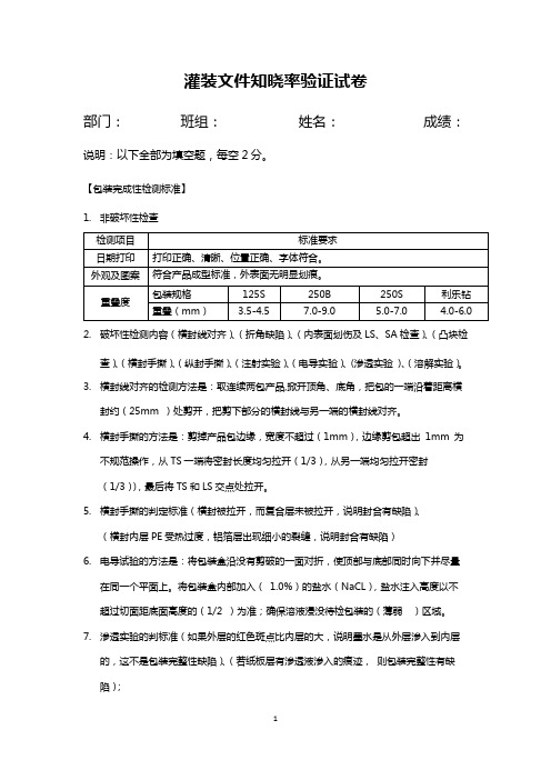 利乐TP系列剪包验证